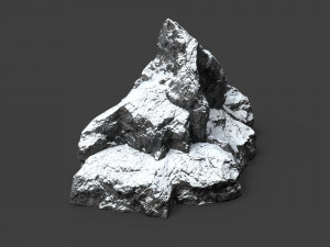 snowy rock 4-5 Model 3D