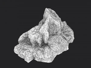 snowy rock 4-5 3D Model