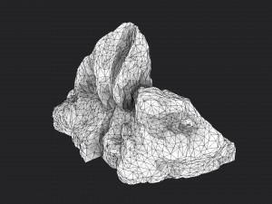 snowy rock 4-5 Model 3D