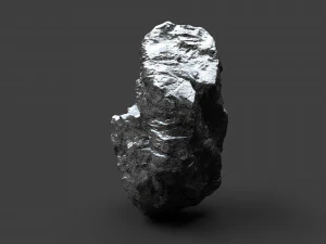 zaśnieżona skała 4-7 Model 3D