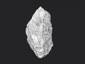 snowy rock 4-7 3D Model