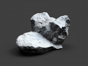 snowy rock 4-8 3D Model