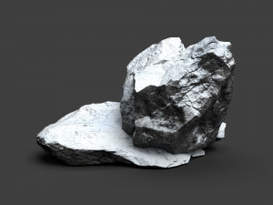 snowy rock 4-8 3D Model