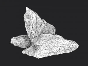 snowy rock 4-8 3D Model