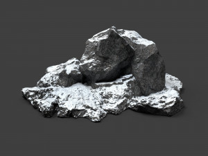 snowy rock 4-9 3D Model