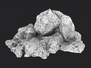 snowy rock 4-9 3D Model