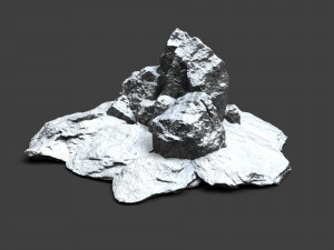 snowy rock 4-10 3D Модель