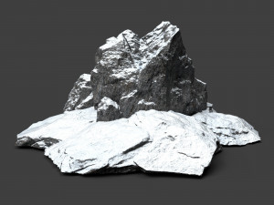 snowy rock 4-10 3D Модель