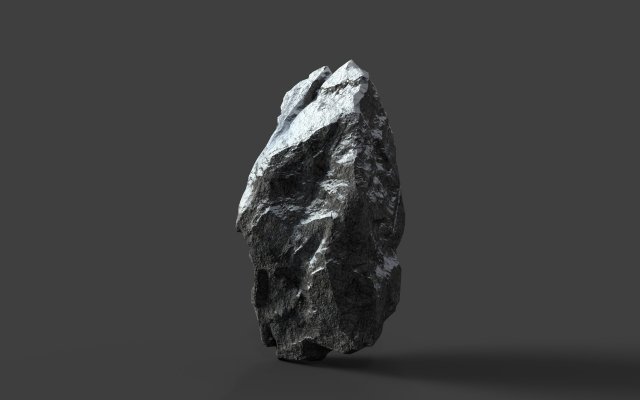 snowy rock 4-11 3Dモデル .c4d .max .obj .3ds .fbx .stl .blend