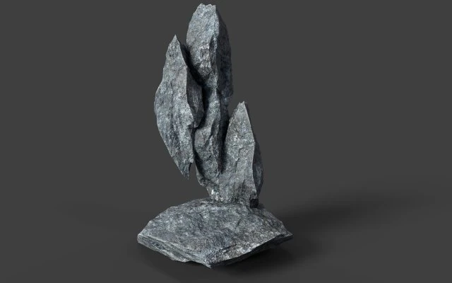 rock 5-1 3D Model .c4d .max .obj .3ds .fbx .stl .blend 