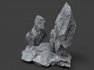 rock 5-3 3D 模型