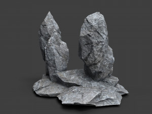 rock 5-3 3D 模型