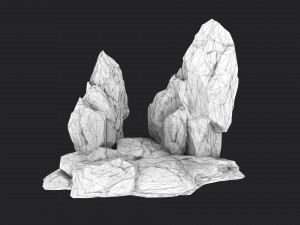 rock 5-3 3D 模型