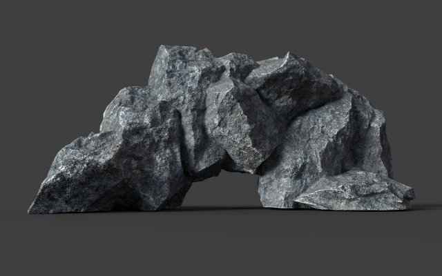 rock 5-7 Modello 3D .c4d .max .obj .3ds .fbx .stl .blend 