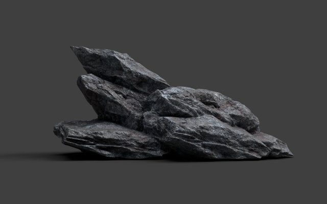 rock 5-8 3D Модель .c4d .max .obj .3ds .fbx .stl .blend 