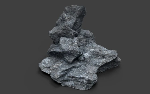 rock 5-10 3D Model .c4d .max .obj .3ds .fbx .stl .blend 
