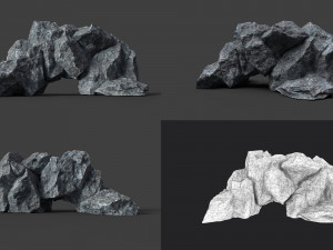 rock collection 005 Modello 3D