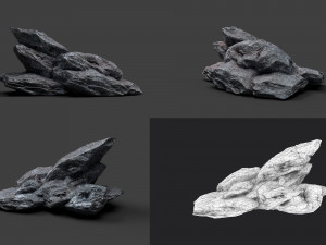 rock collection 005 Modello 3D