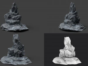 rock collection 005 3D Model