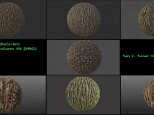 tree bark materials texture CG Textures