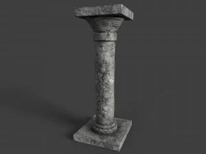 ピラー001 3Dモデル