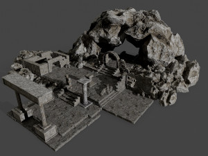 ancient ruins pack 3D Model