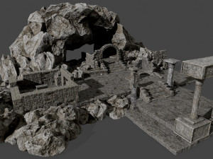 ancient ruins pack 3D Model