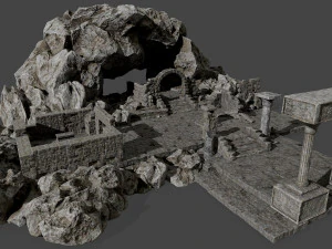 ancient ruins pack 3D Model