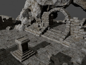 ancient ruins pack 3D Model