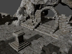 ancient ruins pack 3D Model