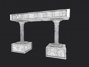 ancient ruins pack 3D Model
