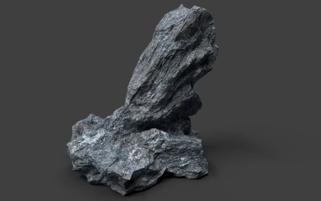 rock 7-4 3D Model .c4d .max .obj .3ds .fbx .stl .blend 
