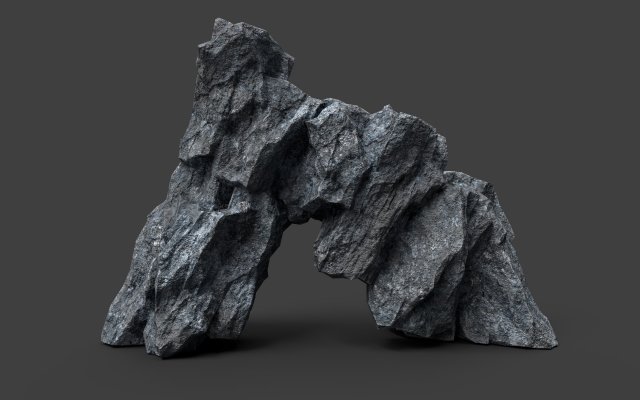 rock 7-5 3D Model .c4d .max .obj .3ds .fbx .stl .blend 