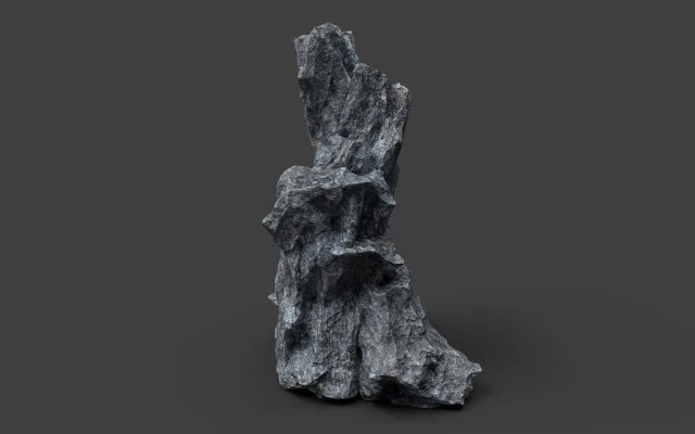 rock 7-6 3D Model .c4d .max .obj .3ds .fbx .stl .blend 