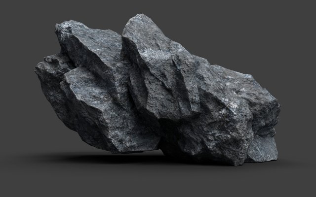rock 7-8 3D Model .c4d .max .obj .3ds .fbx .stl .blend 