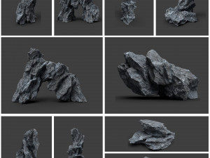 rock collection 007 3D Model