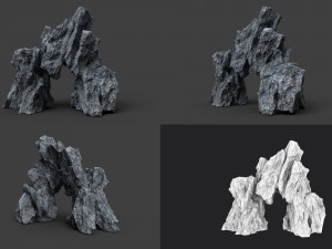 rock collection 007 3D Model