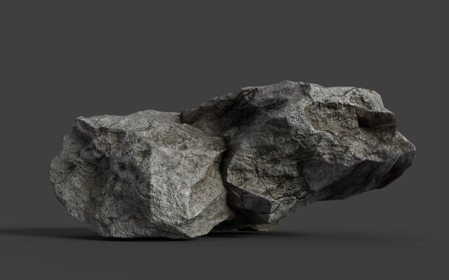 rock 6-2 3D 模型 .c4d .max .obj .3ds .fbx .stl .blend 