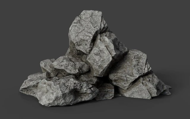 skała 6-5 Model 3D .c4d .max .obj .3ds .fbx .stl .blend 