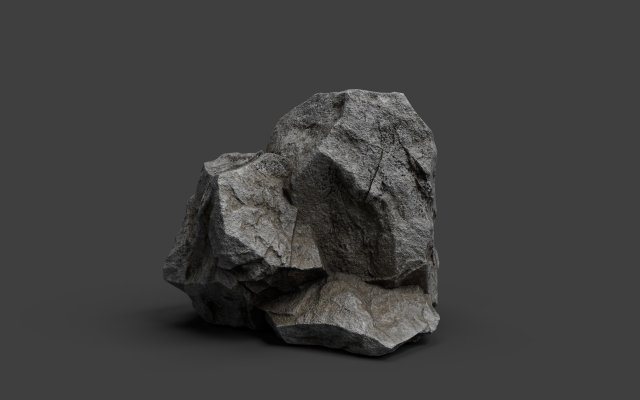 rock 6-8 3D 模型 .c4d .max .obj .3ds .fbx .stl .blend