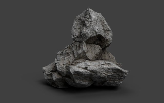 rock 6-9 Modelo 3D .c4d .max .obj .3ds .fbx .stl .blend 