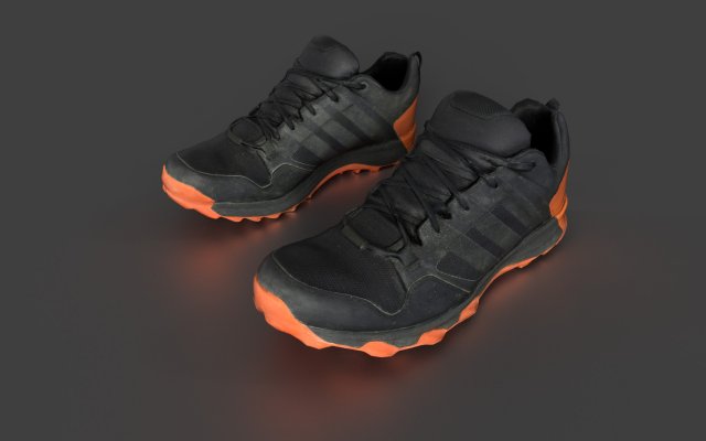 pair of sneakers 3D मॉडल .c4d .max .obj .3ds .fbx .stl .blend 