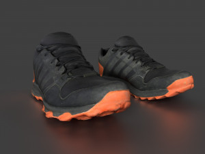 pair of sneakers 3D मॉडल