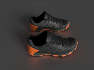 pair of sneakers 3D मॉडल