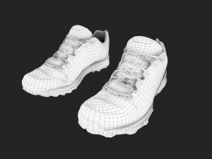 pair of sneakers 3D मॉडल