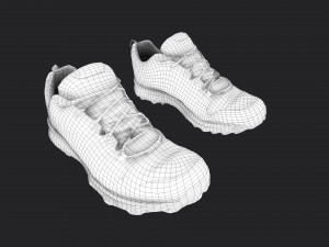 pair of sneakers 3D मॉडल