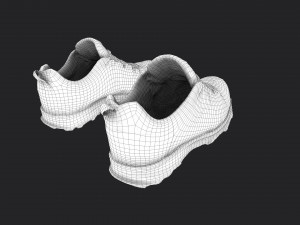 pair of sneakers 3D मॉडल