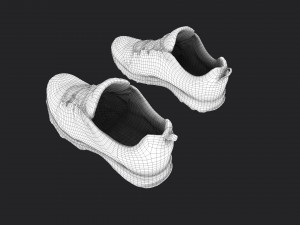 pair of sneakers 3D मॉडल