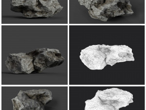 rock collection 006 3D Model