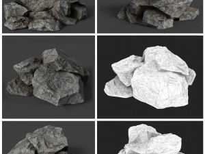 rock collection 006 3D Model